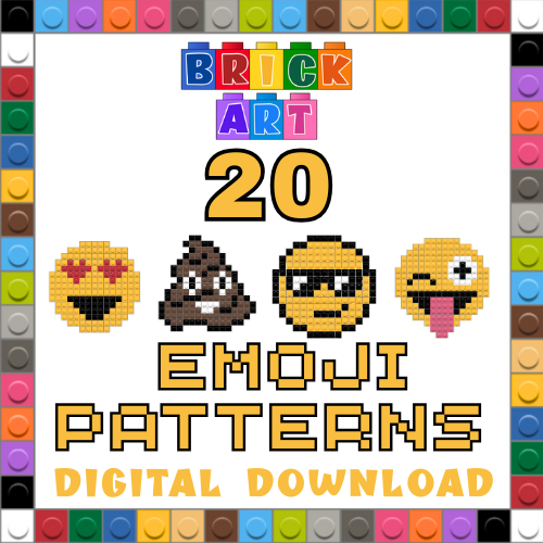 20 EMOJI Patterns-Digital Download