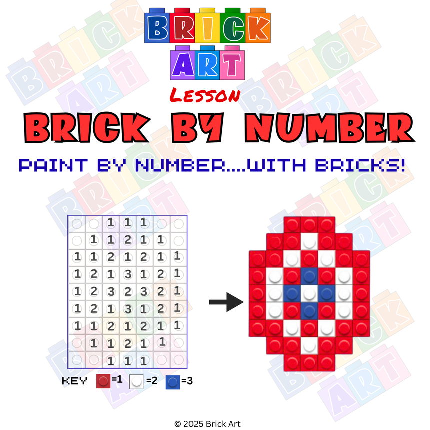 Lesson-Brick by Number-Digital Download