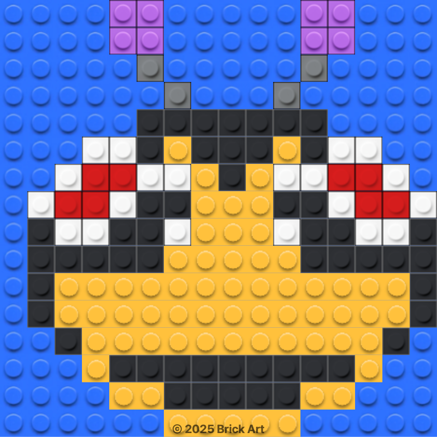Brick Art submission — Tampa Bay Lighting Thunderbug (11/20/2025, 6:08:00 PM)
