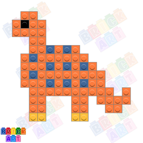 Learning About Dinosaurs Through BRICK ART: A Prehistoric Adventure