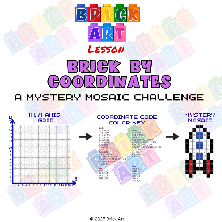 Brick by Coordinates Lesson-Digital Download
