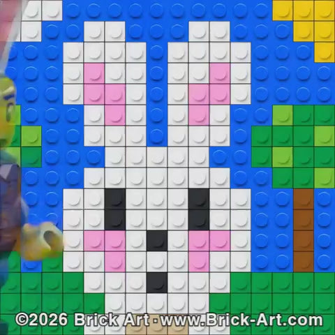 🐰 Build-a-Bunny Mosaic Kit — Perfect for Easter Baskets!