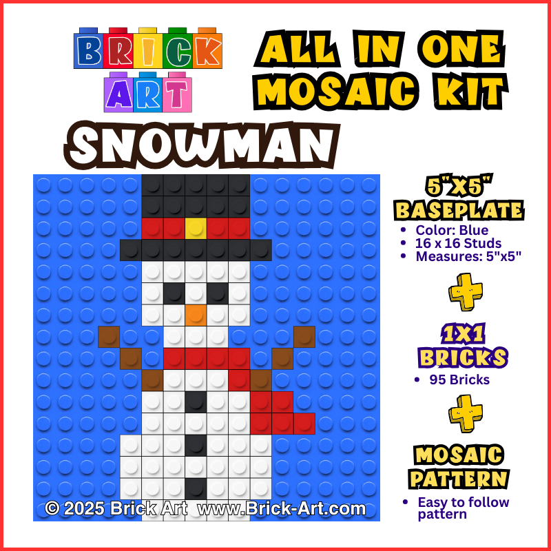 Snowman Mosaic Kit